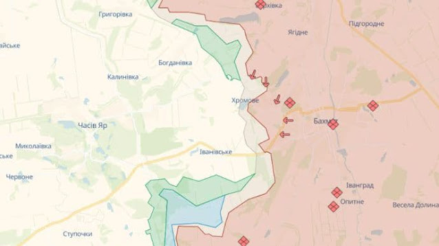 На Бахмутському напрямку українська армія просувається вперед, займає висоти – Маляр