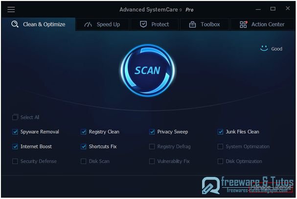 Offre promotionnelle : Advanced SystemCare 9 PRO gratuit : 250 licences offertes !