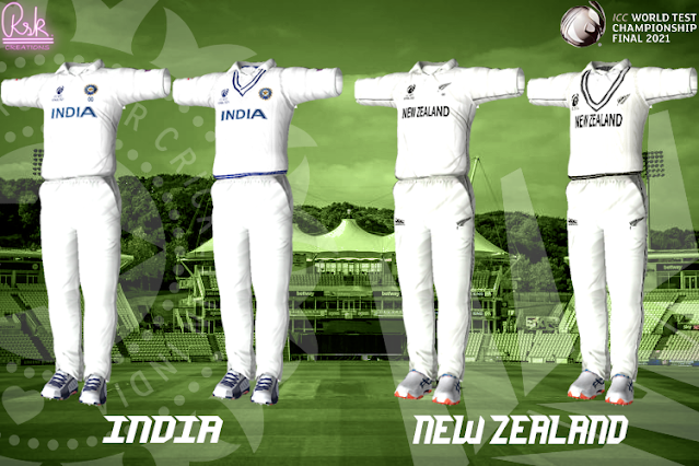 ICC World Test Championship 2021 Final Kits with Sweaters for EA Cricket 07