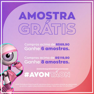 Ganhe Amostras de Produtos Avon na Promoção Avon Ta On.