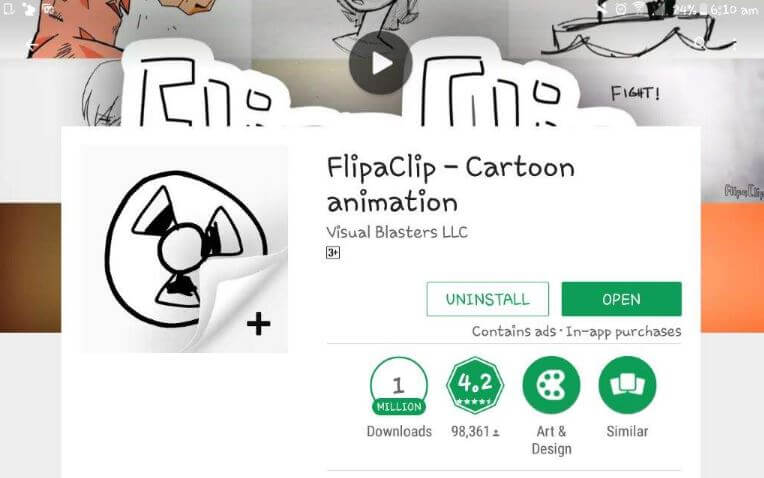 ما, هو, تطبيق, Flipaclip؟