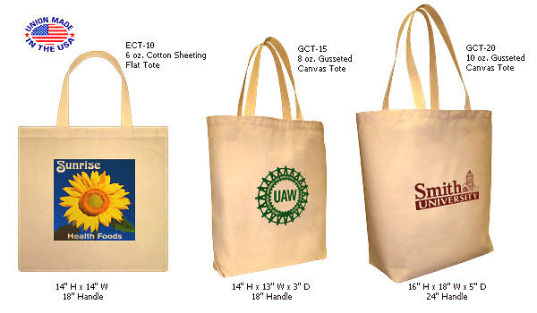 Canvas Tote Bags Made in the USA