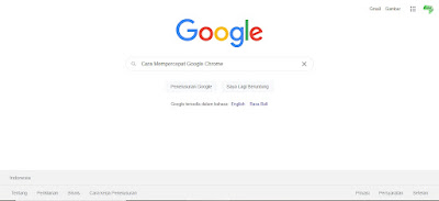 Cara Mepercepat Google Chrome