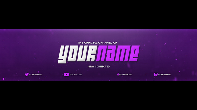 Youtube Banner/Cover Template Photoshop Download Free ... - 640 x 360 png 112kB