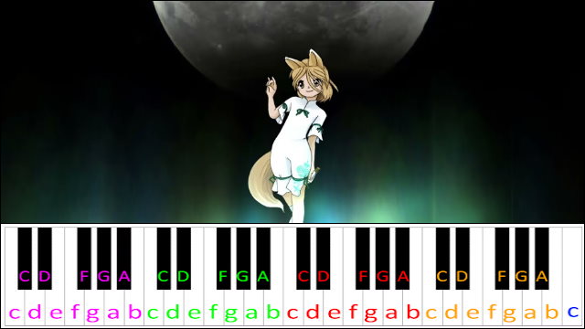 The Long-Awaited Oumagatoki (Touhou 18) Piano / Keyboard Easy Letter Notes for Beginners