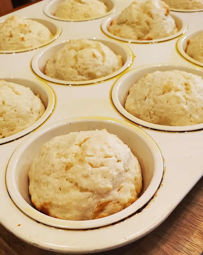 baked sour cream muffins