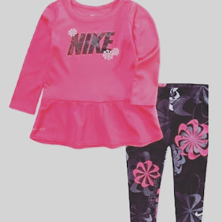 Nike Infant Girls' Peplum Top and Leggings