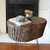 How To Make A Tree Stump Table