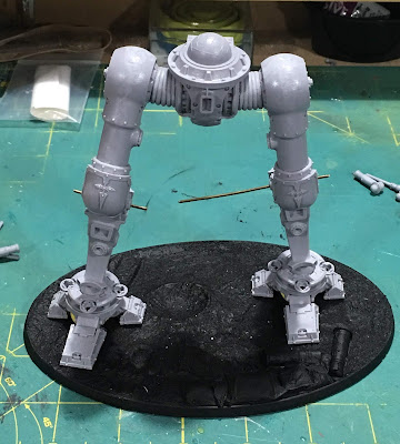 Cerastus Knight-Castigator WIP Legs assembled