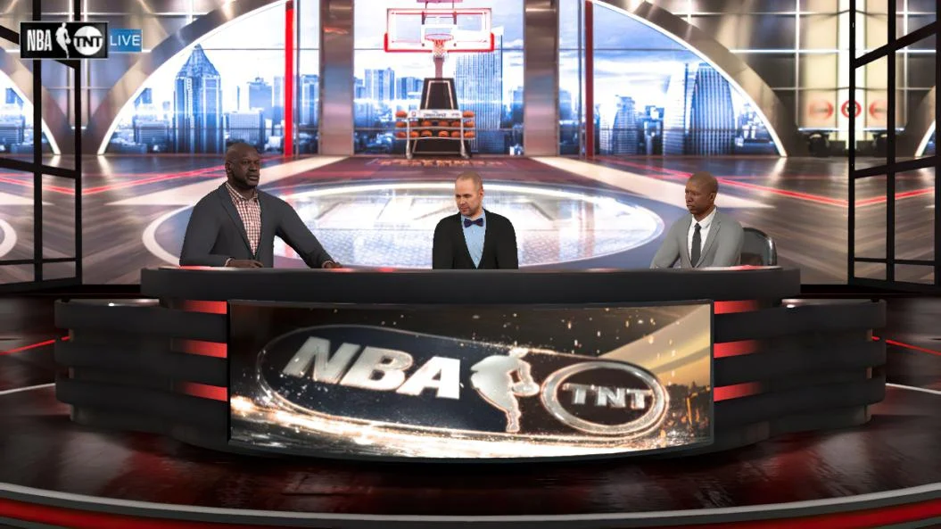 Realistic TNT Studio Broadcast in NBA 2K23