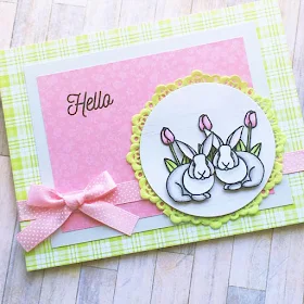 Sunny Studio Stamps: Easter Wishes Customer Card by Jenn