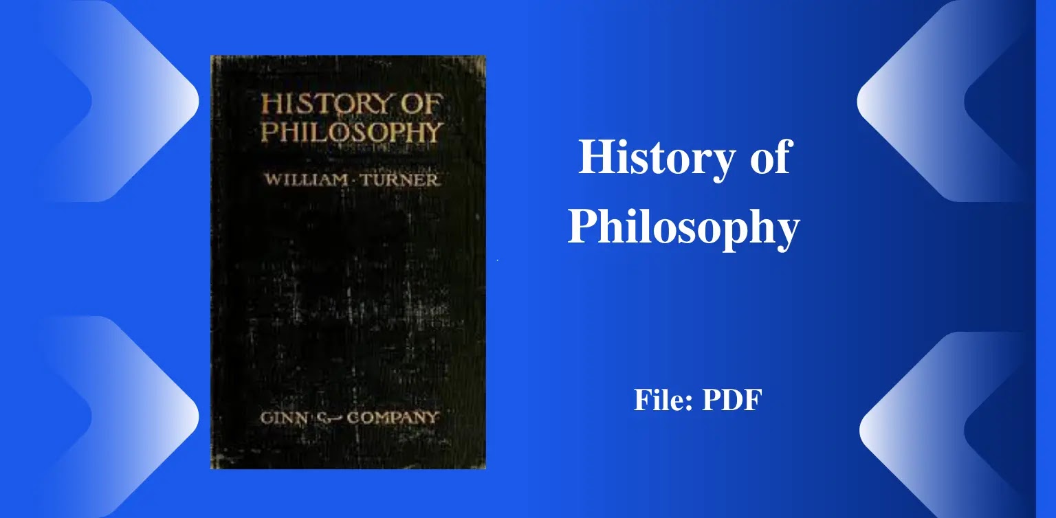 Free Books: History of Philosophy (PDF)