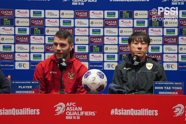 Malam Ini Garuda Lawan Tiongkok di Pertandingan Lanjutan Babak Kualifikasi Piala Dunia 2026 