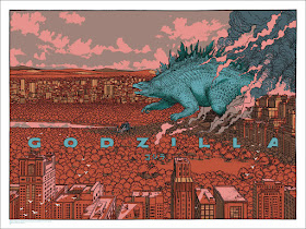 Godzilla Variant Screen Print by Jared Muralt