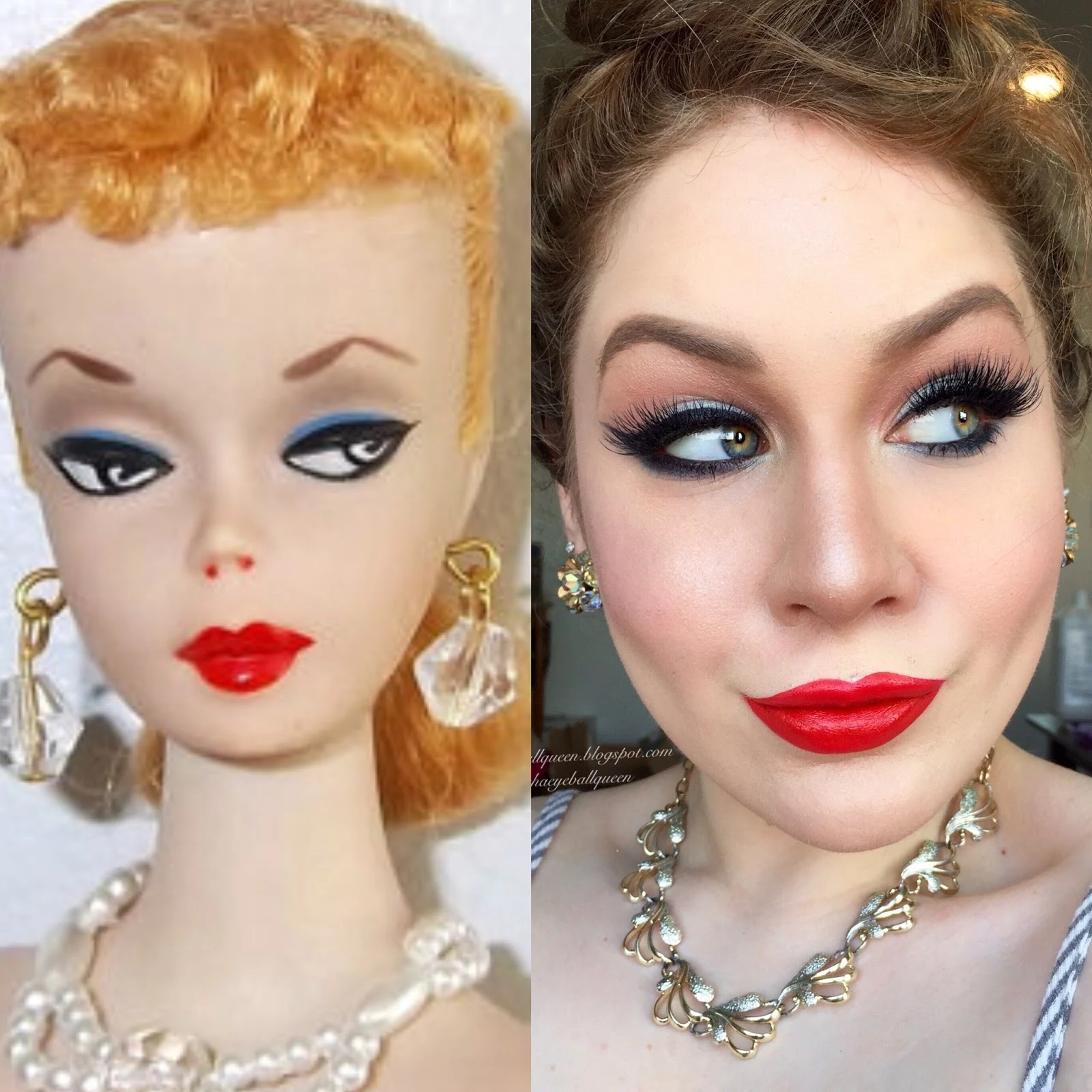 Classic 1950s Barbie Makeup Tutorial