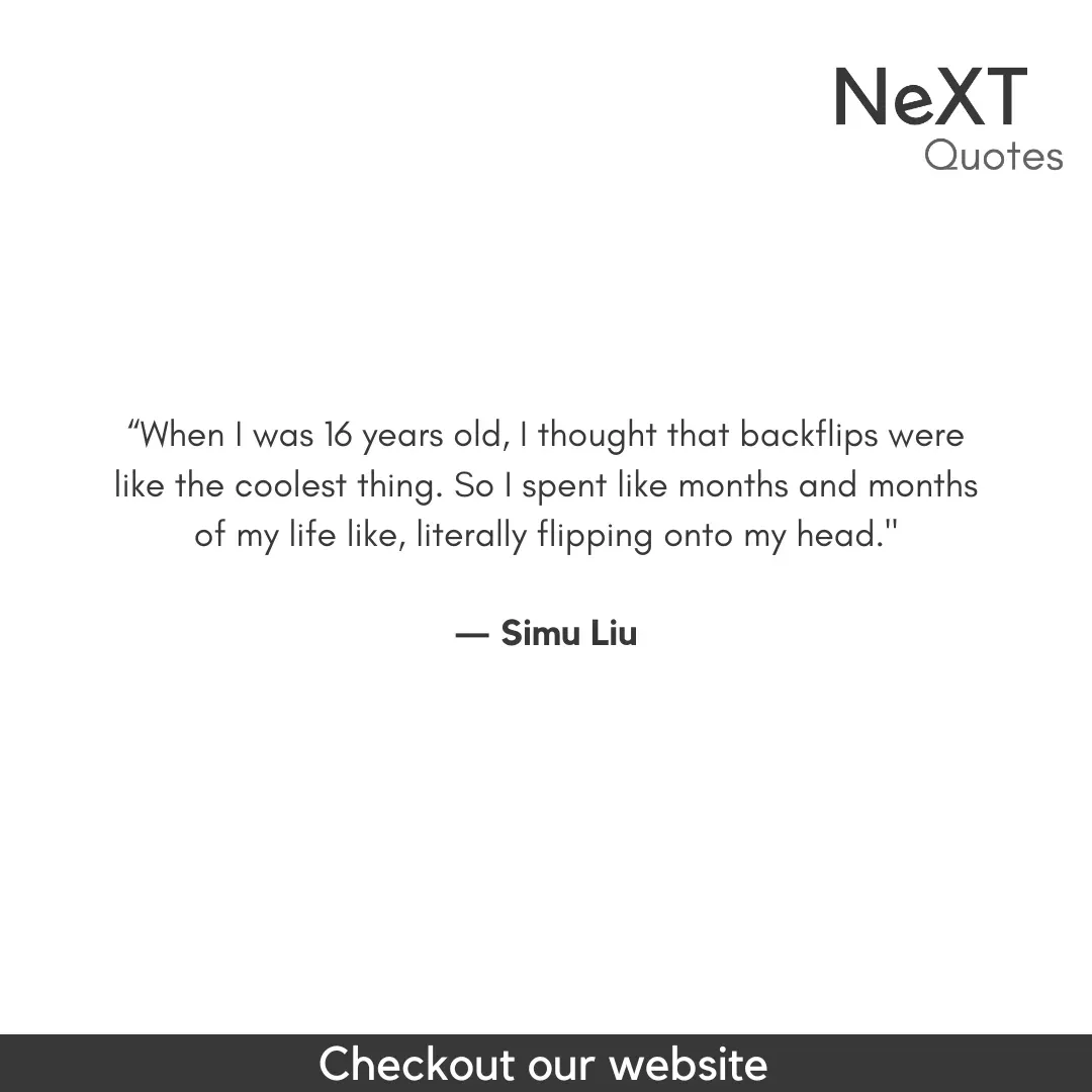 Simu Liu Quotes