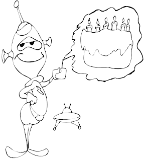 kids coloring pages, birthday coloring pages