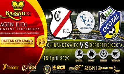 PREDIKSI BOLA TERPERCAYA CHINANDEGA FC VS DEPORTIVO OCOTAL 19 APRIL 2020