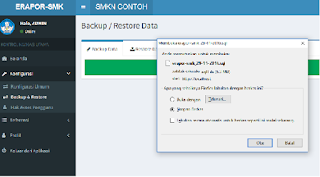 Cara Backup dan Restor Data e-Rapor SMK 