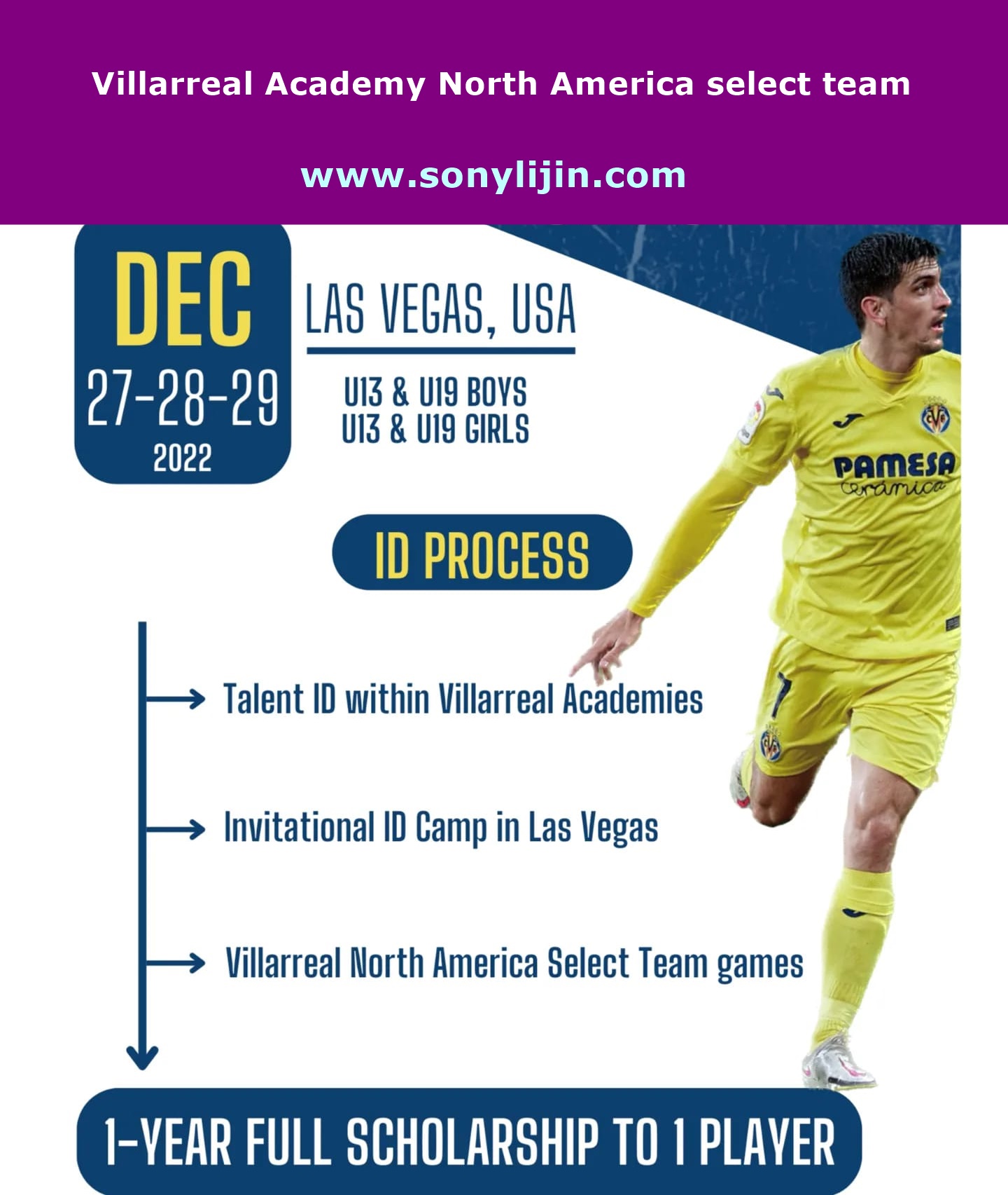 Villarreal Academy North America select team