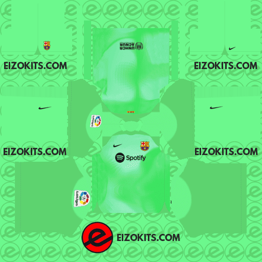 FC Barcelona DLS Kits 2022-2023 Nike - Dream League Soccer Classic Kits (Goalkeeper Away)