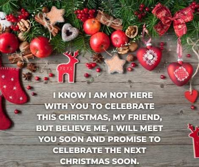 Image of Merry Christmas wishes for friends