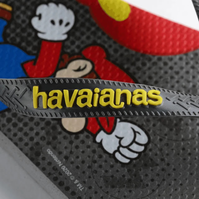 Logomarca dos Chinelos Havaianas Mario Bros 2022-2023