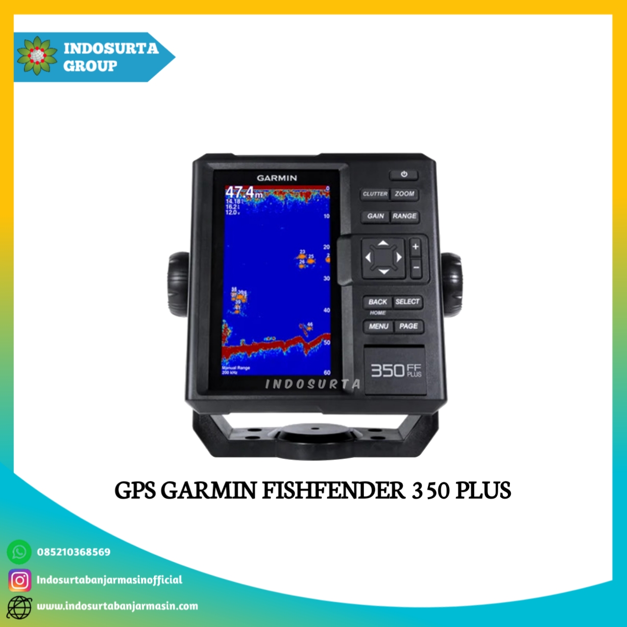 GPS GARMIN FISHFENDER 350 PLUS