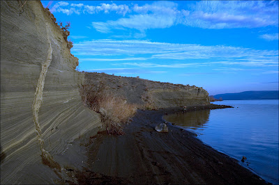 Clastic Dike in Ice Age Floods Rhythmites.