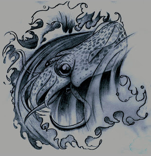 Squid Tattoo art design