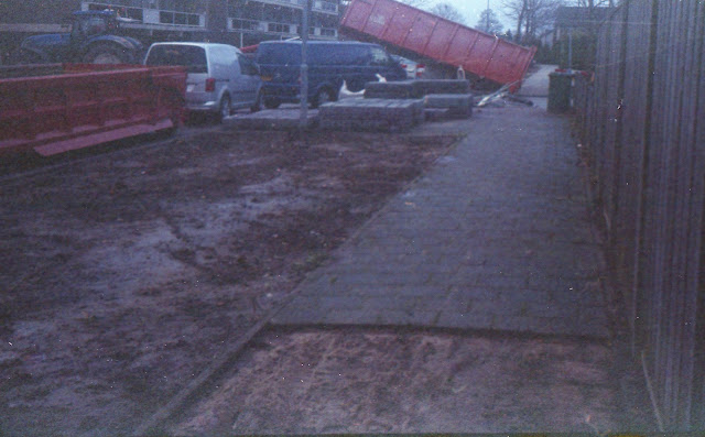 Werzaamheden in Zevenaar, Zonnemaat, januari 2018. Agfa Silette -LK met verlopen Kodacolor VR 400 Plus. Foto: Robert van der Kroft