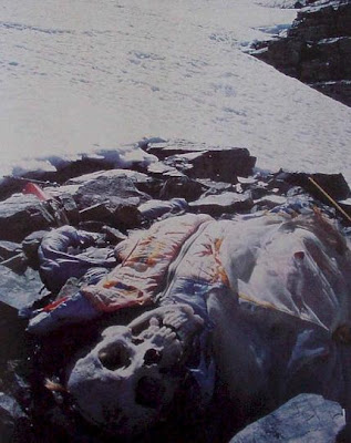 corpses on mt everest. corpses on mt everest.