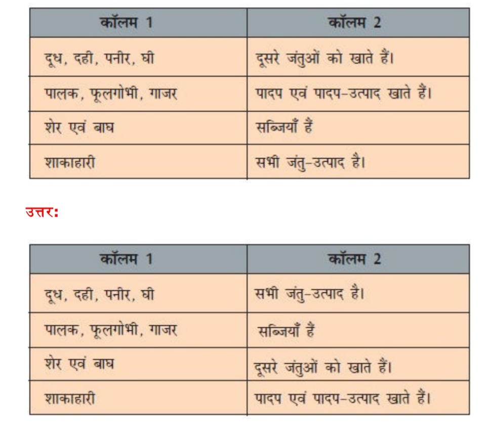 भोजन : यह कहाँ से आता है ? Class 6th NCERT Science Chapter 1 Summary, Notes And Question Answer