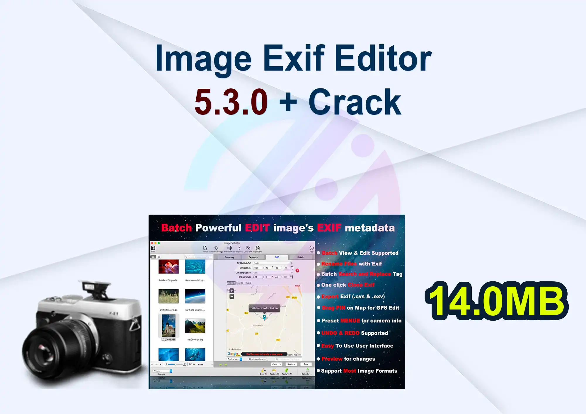 Image Exif Editor 5.3.0 + Crack