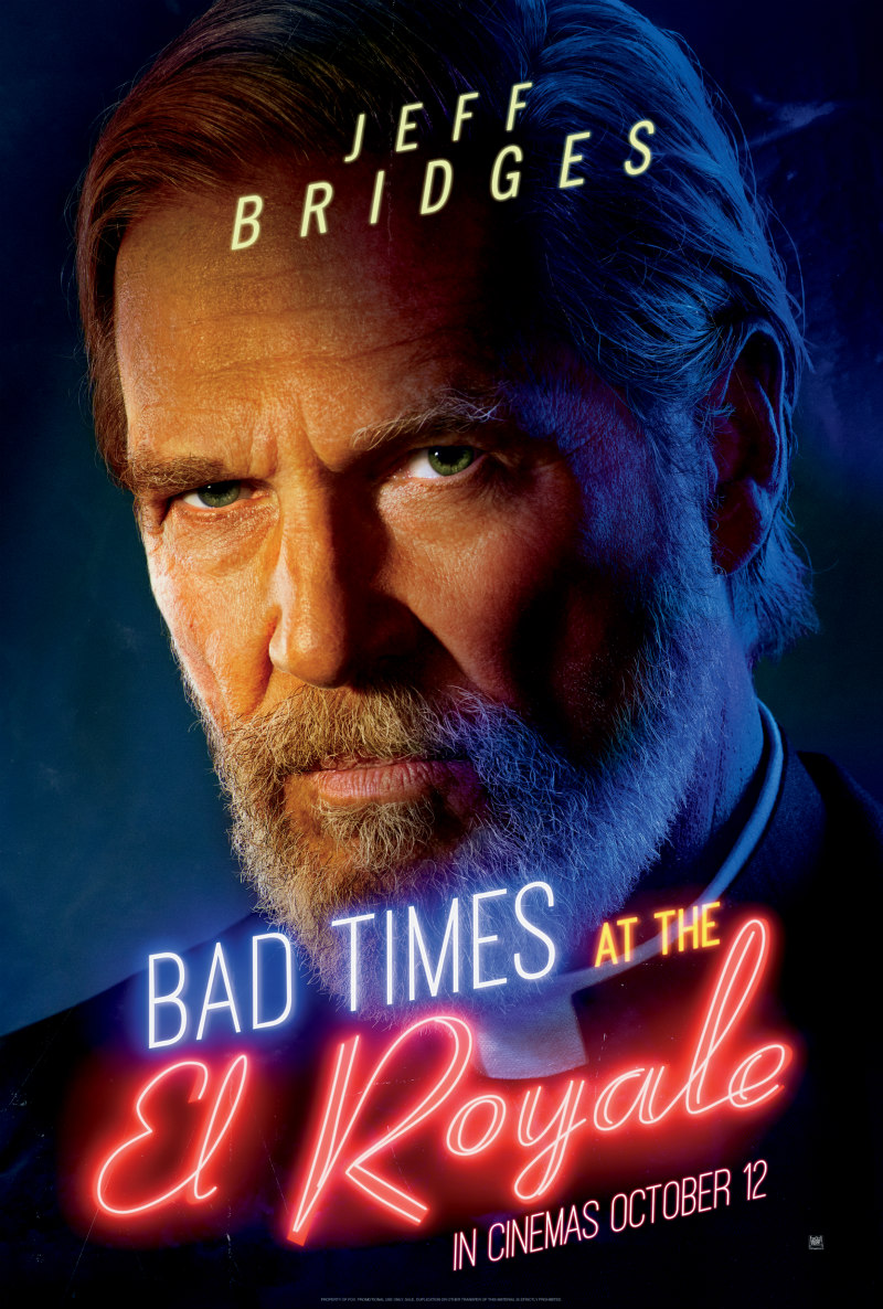 BAD TIMES AT THE EL ROYALE poster jeff bridges