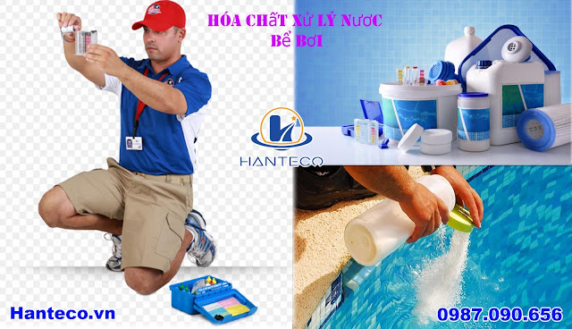 Hanteco giới thiệu hóa chất bể bơi xử lý nước an toàn hiệu quả