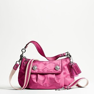 COACH  NWT POPPY FUSCHIA GROOVY BAG 13833