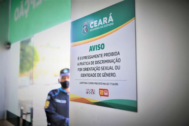  Lei no Ceará proíbe discriminação sexual ou de gênero em estabelecimentos comerciais e órgãos públicos