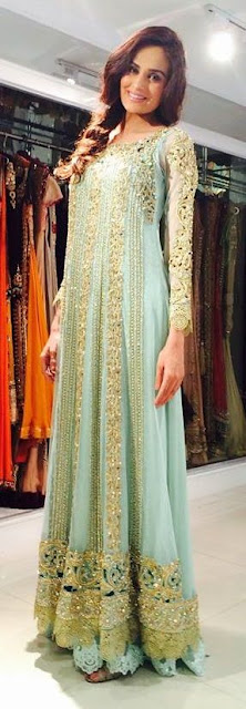 Girls new fashion dresses for walima ceremony in Pakistan 2016-2017
