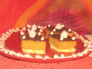 Cake with orange, orange cake