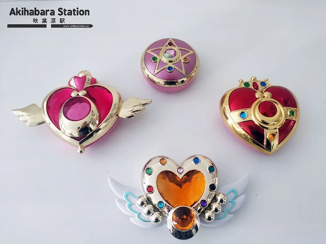 Proplicas Sailor Mon Article, Cosmic Heart Compact, Crisis Moon Compact y Cristal Star