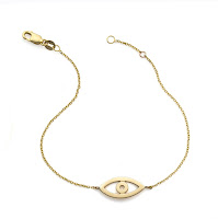 Evil Eye Bracelet Gold