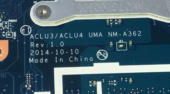 ACLU3 ACLU4 NM-A362 BIOS Lenovo G50-80