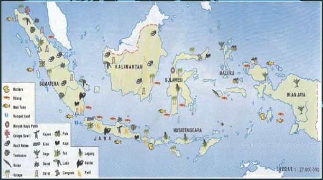 makalah Peta Persebaran Flora  dan  Fauna  di  Indonesia 