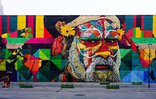 creative street mural art works By Eduardo Kobra 