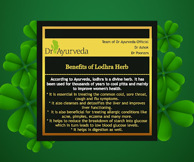 Lodhra herb benefits by Dr Ayurveda Official