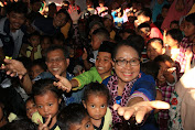 Sapa Anak - anak NTB, Menteri  Pesan Agar Rajin Belajar