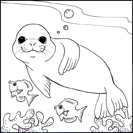 Whale Coloring Page