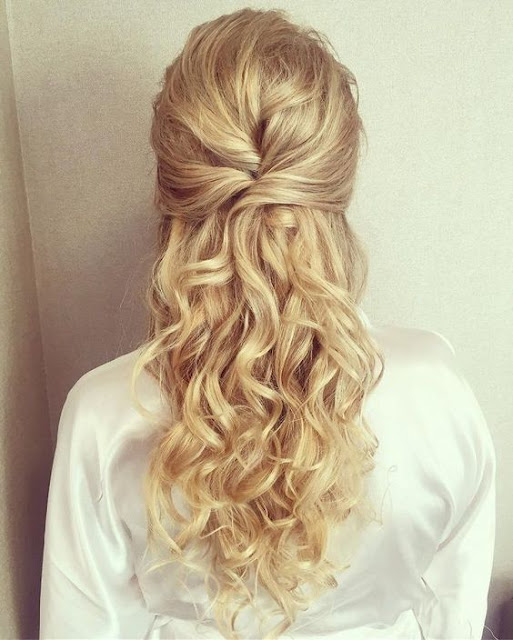 Half Up and Half Down Wedding Hairstyles to Get You Inspired