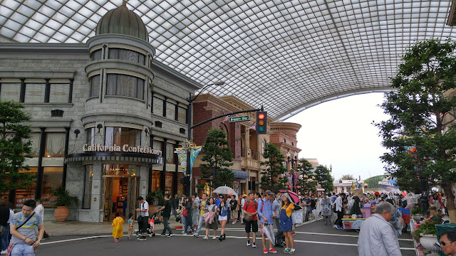 The covered area of Universal Studios Japan